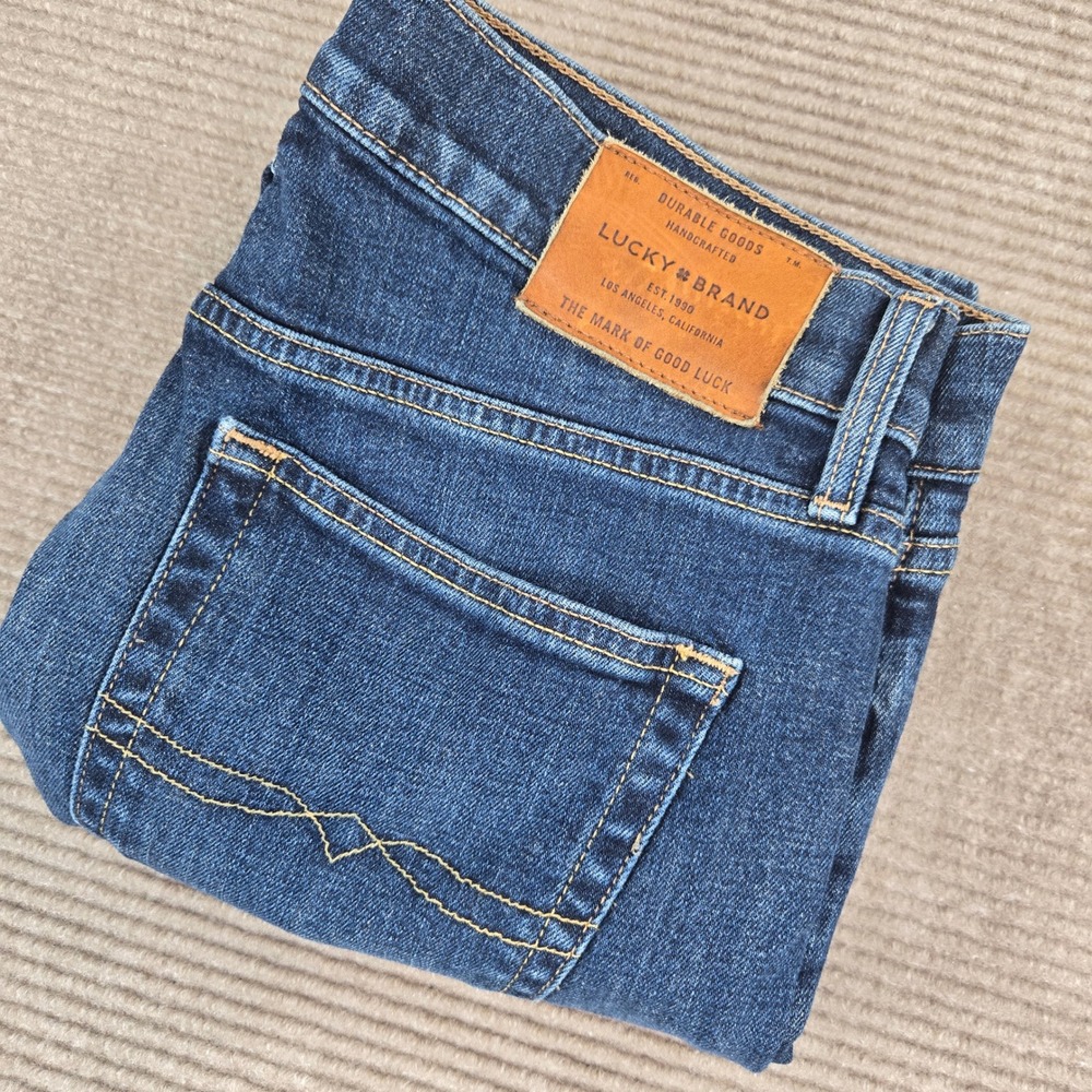 Lucky Brand Mens 31 Blue 121 Heritage Slim Manteca Stretch Denim Jeans 7M12258